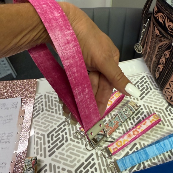 Boutique by Jen Accessories - Pink Velvet Key Holder